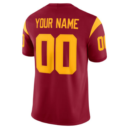 Custom USC Trojans Football Cardinal Game Stitched Jersey - Image 3