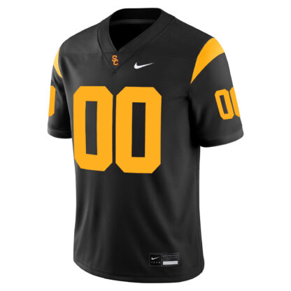 Custom USC Trojans Football Black Game Stitched Jersey - Image 2