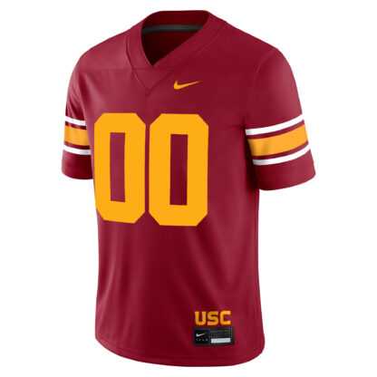 Custom USC Trojans Football Cardinal Alternate Game Stitched Jersey - Image 2