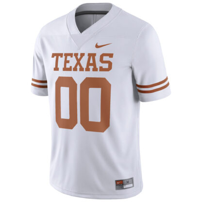 Custom Texas Longhorns Football White Game Stitched Jersey - Image 2