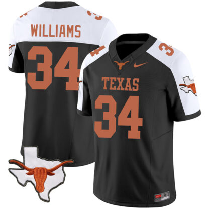 Ricky Williams Texas Longhorns Football Alternate Black Vapor F.U.S.E Limited Stitched Jersey
