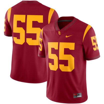 Junior Seau USC Trojans Football Cardinal Home Stitched Jersey