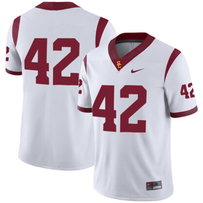 Ronnie Lott USC Trojans Football White Away Stitched Jersey