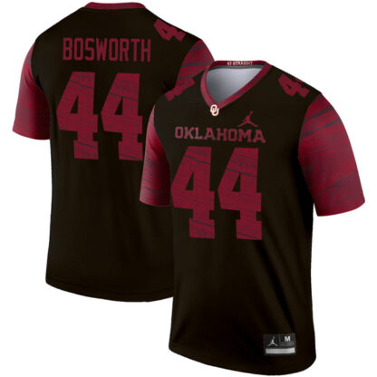 Brian Bosworth Oklahoma Sooners Football Black Legend Stitched Jersey